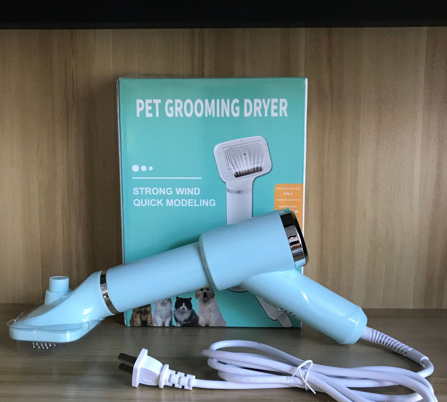 2-In-1 Low Noise Dog Dryer