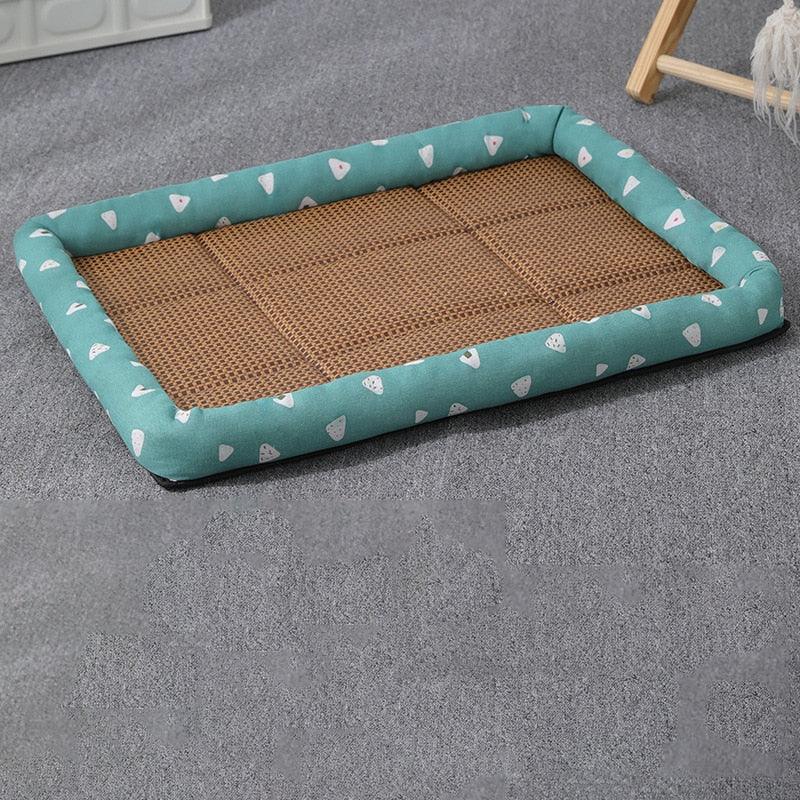 Premium Rattan Cooling Pet Bed
