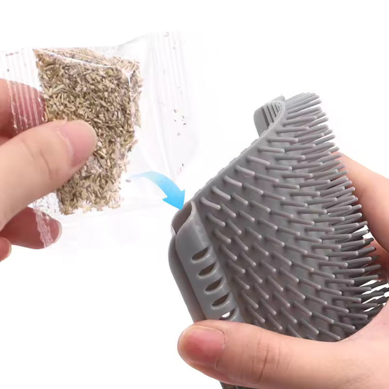boom corner cat rub- scratching board
