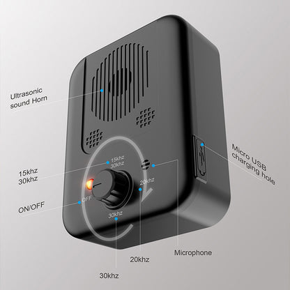 Wireless Ultrasonic bark control device Dog repellent device