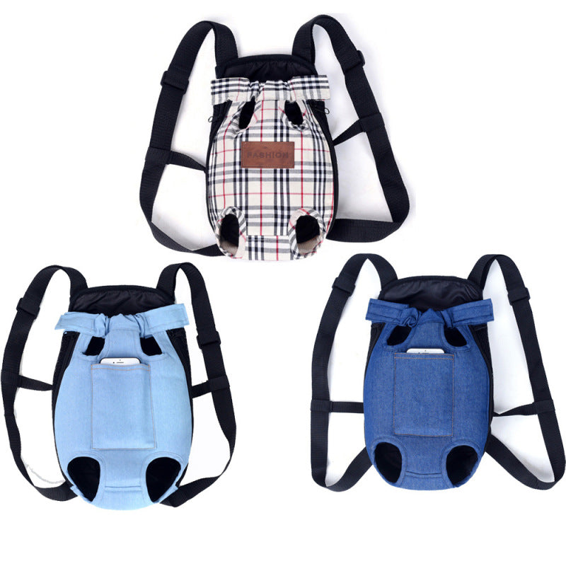 Pet Dog Carrier Backpack front Outdoor