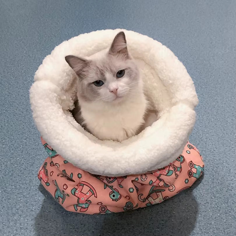 Double-Layered Cat Sleeping Bag