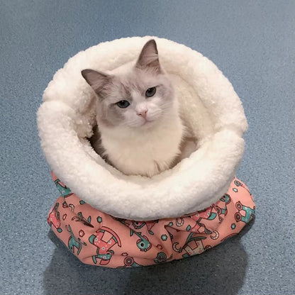 Double-Layered Cat Sleeping Bag