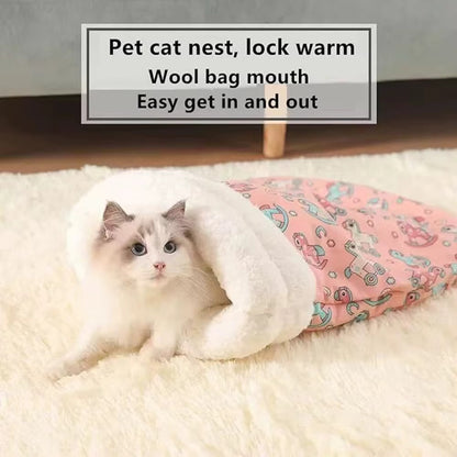 Double-Layered Cat Sleeping Bag