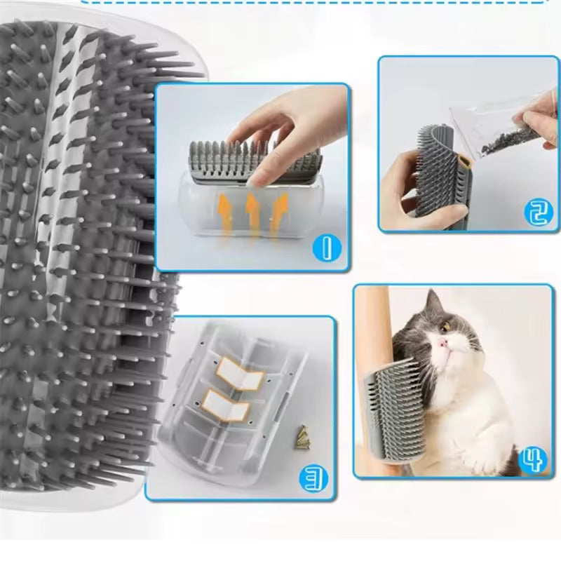 boom corner cat rub- scratching board
