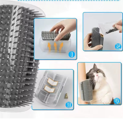 boom corner cat rub- scratching board