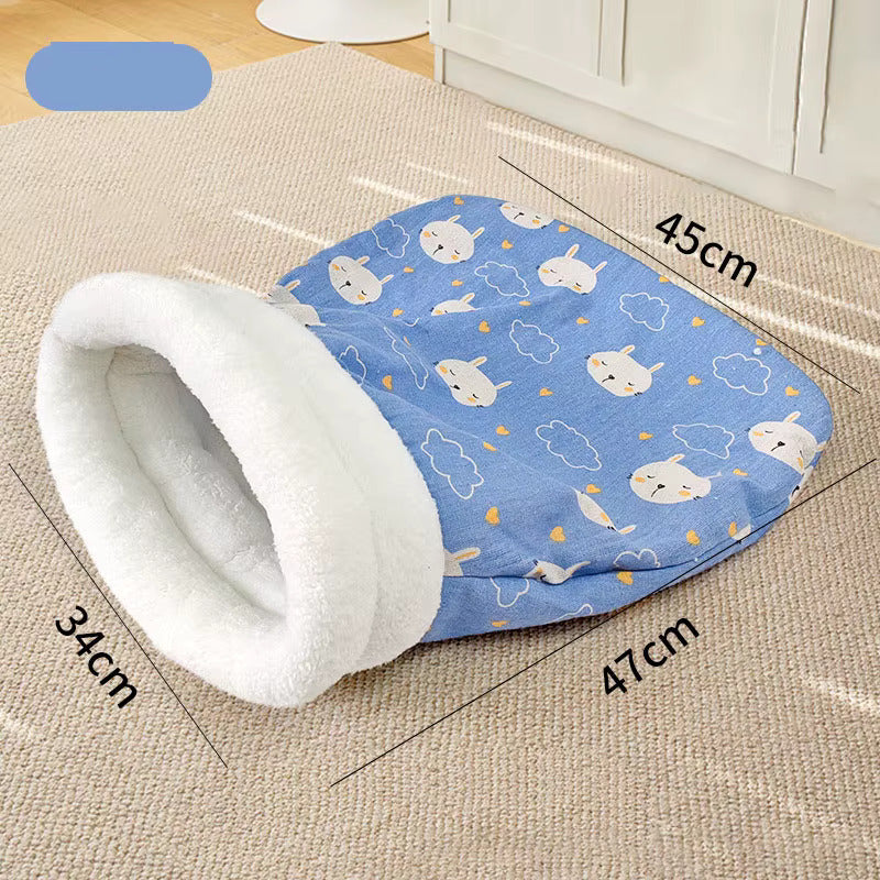 Double-Layered Cat Sleeping Bag