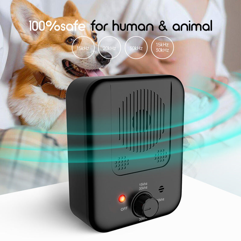 Wireless Ultrasonic bark control device Dog repellent device